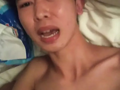 Chinese teenage Dady pummels my cock-squeezing
